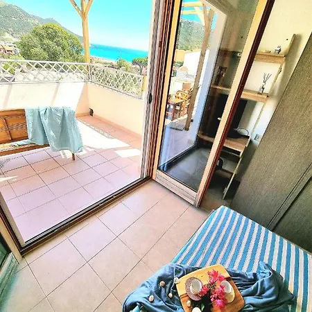 Lägenhet Stylish With Views 4 Min Walk To The Beach!! Solanas (Cagliari)